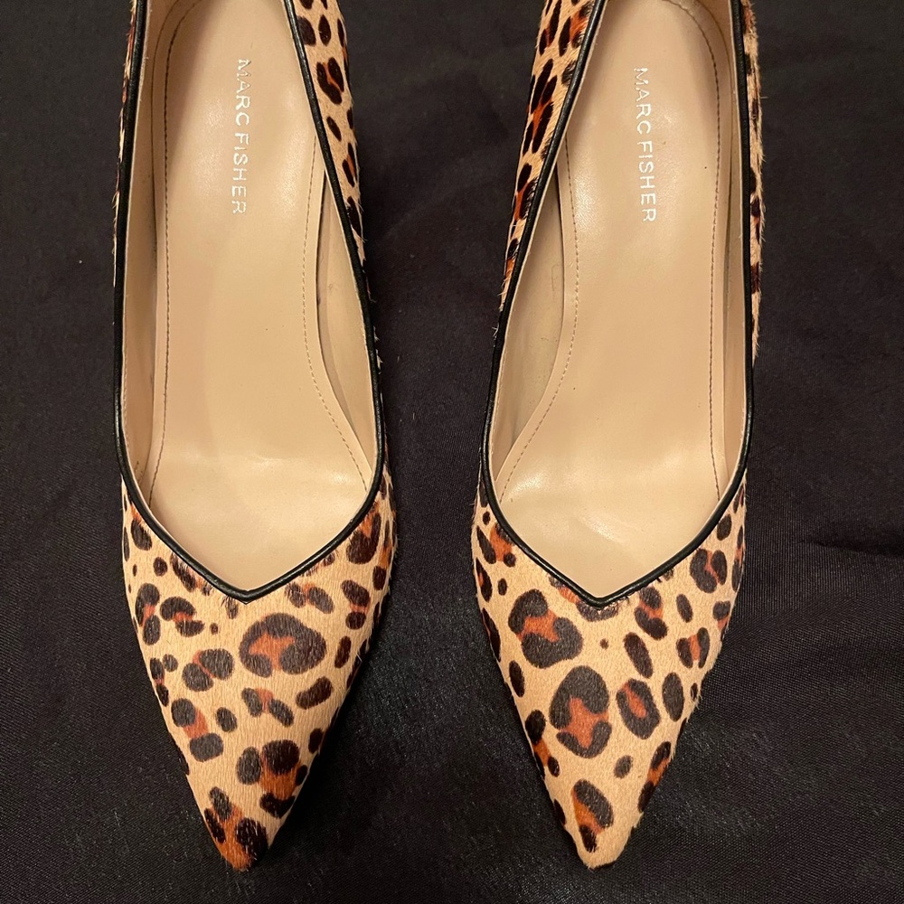 Marc Fisher Animal Print Heels